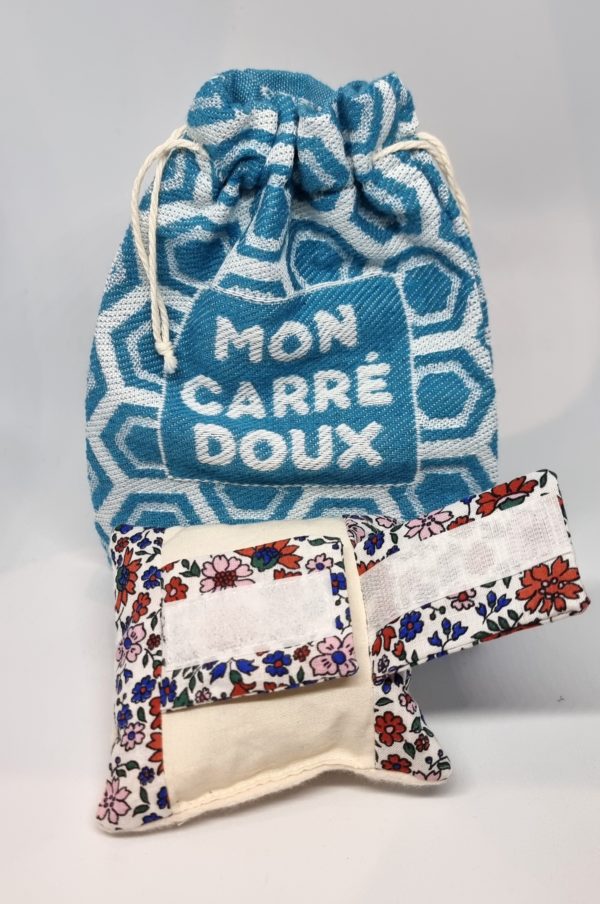 Pochon de transport avec mon carré doux
